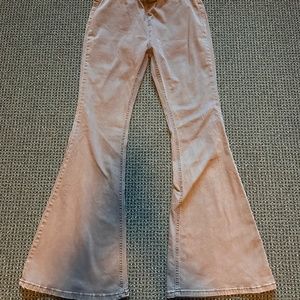 Super cute/comfy dark beige lowrise vintage flared jeans!!